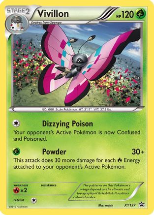 Vivillon XY137/211 - XY Promos Holofoil