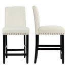 25 Inch Kitchen Chairs w/ Rubber Wood Legs