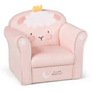 Kids Lamb Sofa Children Armrest Couch