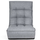 4-Position Adjustable Floor Chair Folding Lazy Sofa