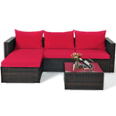5 Pieces Patio Rattan