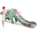 3-in-1 Kids Climber Slide Play Set with Basketball Hoop