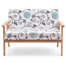 Modern Fabric Loveseat Sofa Couch Upholstered 2-Seat Armchair