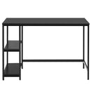 47 Inch Computer Desk Office Study Table Workstation Home with Adjustable Shelf Black