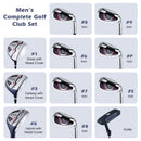 11 Pieces Complete Golf Club Package Set