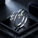 925 Sterling Silver Oxidized Ring for Women