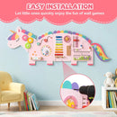 11-in-1 Dinosaur Activity Wall Busy Board Panels for Toddlers Education and Early Development