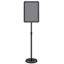 11x17 Adjustable Height Sign Holder Stand with Snap Frame