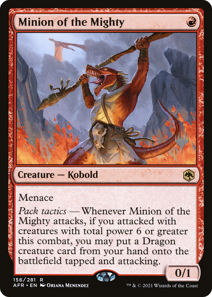 Minion of the Mighty (PPAFR-156P) - Adventures in the Forgotten Realms Promos Foil