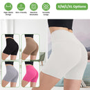 Women\'s High Waist Biker Shorts Tummy Control Pants Athletic Leggings Spandex Booty Shorts with 6.3In Inseam No Front Seam for Workout Yoga Running V
