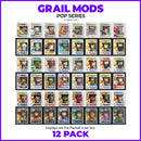 GRAIL MODS - Modular In Box Display Case for Funko Pops in Acrylic Hard Stack Armor (EVA Foam)