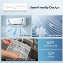 12000 BTU 17 SEER2 208-230V Mini Split Air Conditioner with Heat Pump