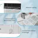 Window Air Conditione with Handy Remote and LED Control Panel