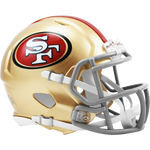 San Francisco 49ers NFL Riddell Speed Revolution Mini-Helmet