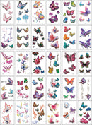 A set of 30 tattoo stickers