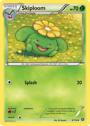 Skiploom 004/114 - XY  Steam Siege Reverse Holofoil