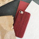 Ultra-Thin Wooden Handset Case with Leather Cover