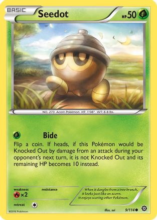 Seedot 009/114 - XY  Steam Siege