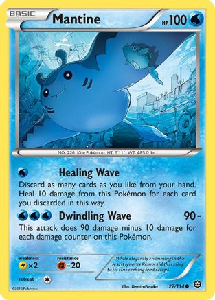 Mantine 027/114 - XY  Steam Siege
