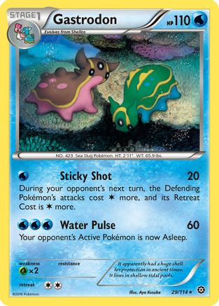 Gastrodon 029/114 - XY  Steam Siege