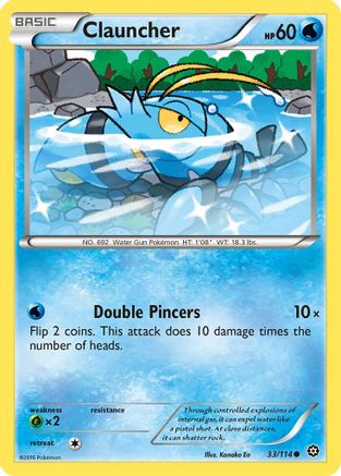 Clauncher 033/114 - XY  Steam Siege