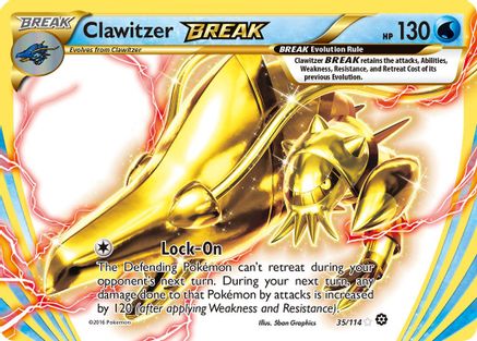Clawitzer BREAK 035/114 - XY  Steam Siege Holofoil