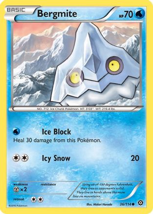 Bergmite 036/114 - XY  Steam Siege