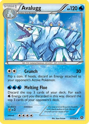 Avalugg 037/114 - XY  Steam Siege