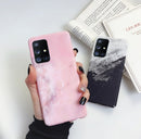 Frosted marble phone case