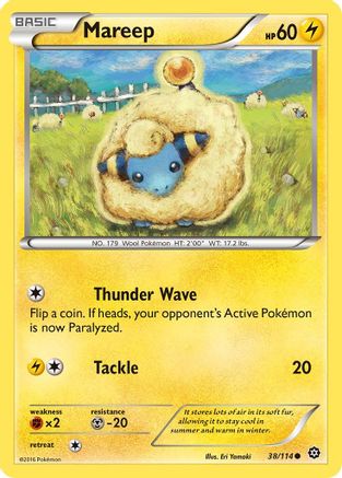 Mareep 038/114 - XY  Steam Siege