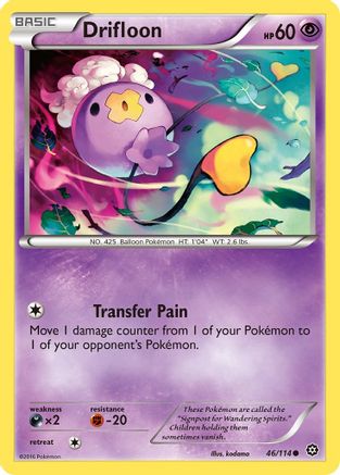 Drifloon 046/114 - XY  Steam Siege Reverse Holofoil