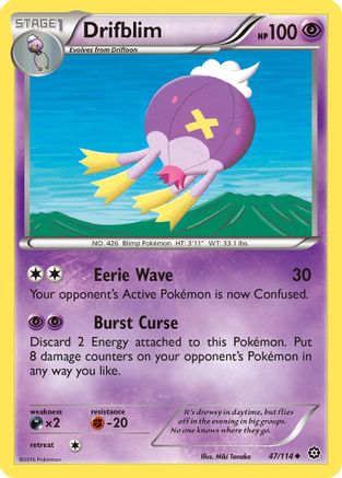 Drifblim 047/114 - XY  Steam Siege