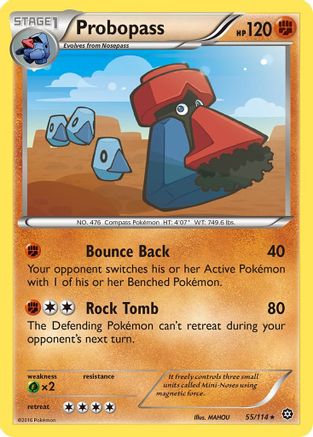 Probopass 055/114 - XY  Steam Siege Reverse Holofoil