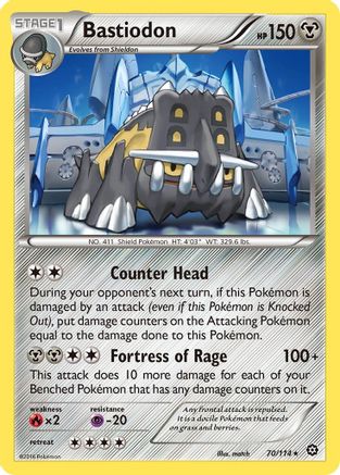 Bastiodon 070/114 - XY  Steam Siege
