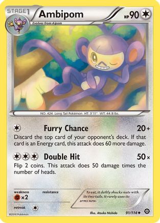 Ambipom 091/114 - XY  Steam Siege