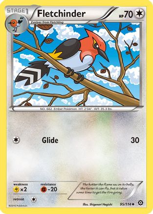 Fletchinder 095/114 - XY  Steam Siege