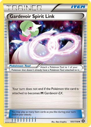 Gardevoir Spirit Link 101/114 - XY  Steam Siege Reverse Holofoil