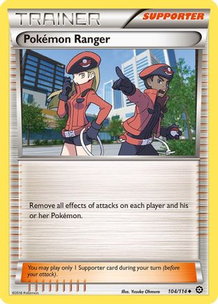 Pokemon Ranger 104/114 - XY  Steam Siege