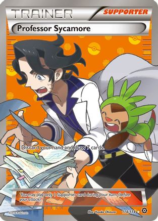 Professor Sycamore 114/114 - XY  Steam Siege Holofoil