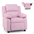 Kids Deluxe Headrest Recliner Sofa Chair with Storage Arms