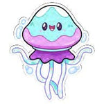 Squishable Jellyfish Sticker