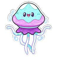 Squishable Jellyfish Sticker