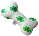 Pet and Dog Plush Heart or Bone Toy, "St. Patrick's Day Group" (Available in different sizes, and 6 different pattern options!)