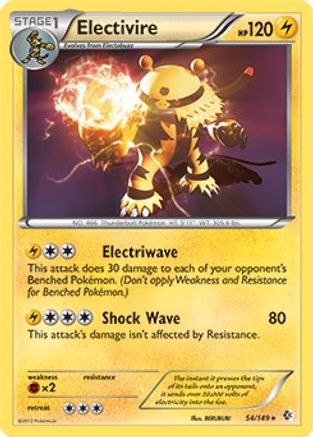 Electivire (BW Boundaries Crossed) 054/149 - Deck Exclusives