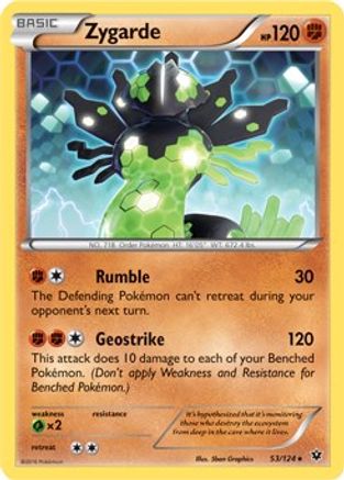 Zygarde (XY Fates Collide) 053/124 - Deck Exclusives Holofoil