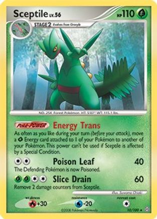 Sceptile (DP Stormfront) 010/100 - Deck Exclusives