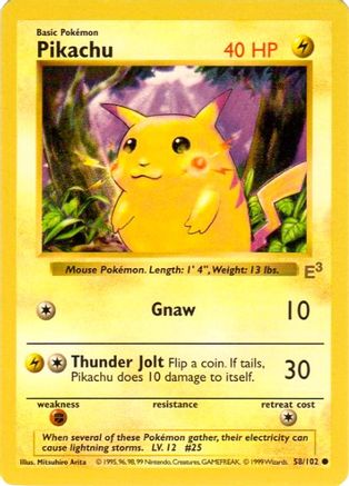Pikachu 058/102 - Miscellaneous Cards & Products