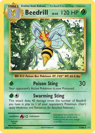 Beedrill 007/108 - XY  Evolutions