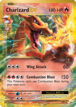 Charizard EX 012/108 - XY  Evolutions Holofoil