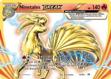 Ninetales BREAK 016/108 - XY  Evolutions Holofoil
